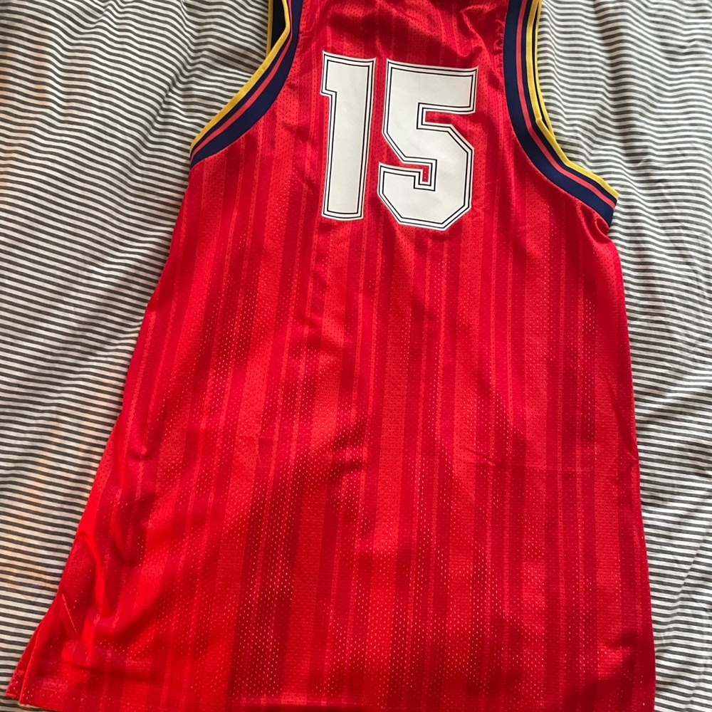 SPAIN #15 Adidas Originals Women's Red Tank Jersey Dress XL - Picture 7 of 7